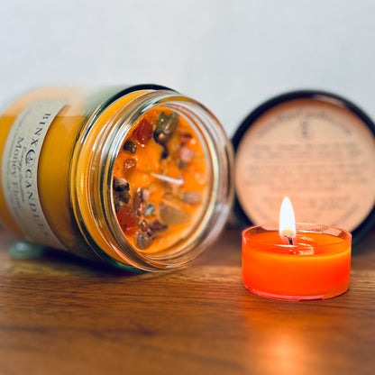 Money Flow Energy Candle | Orange Cinnamon Spice | 7oz